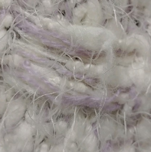 Umgee Cosy pullover sweater - Oversize L - Ivory with touches of Mauve - Picture 5 of 5